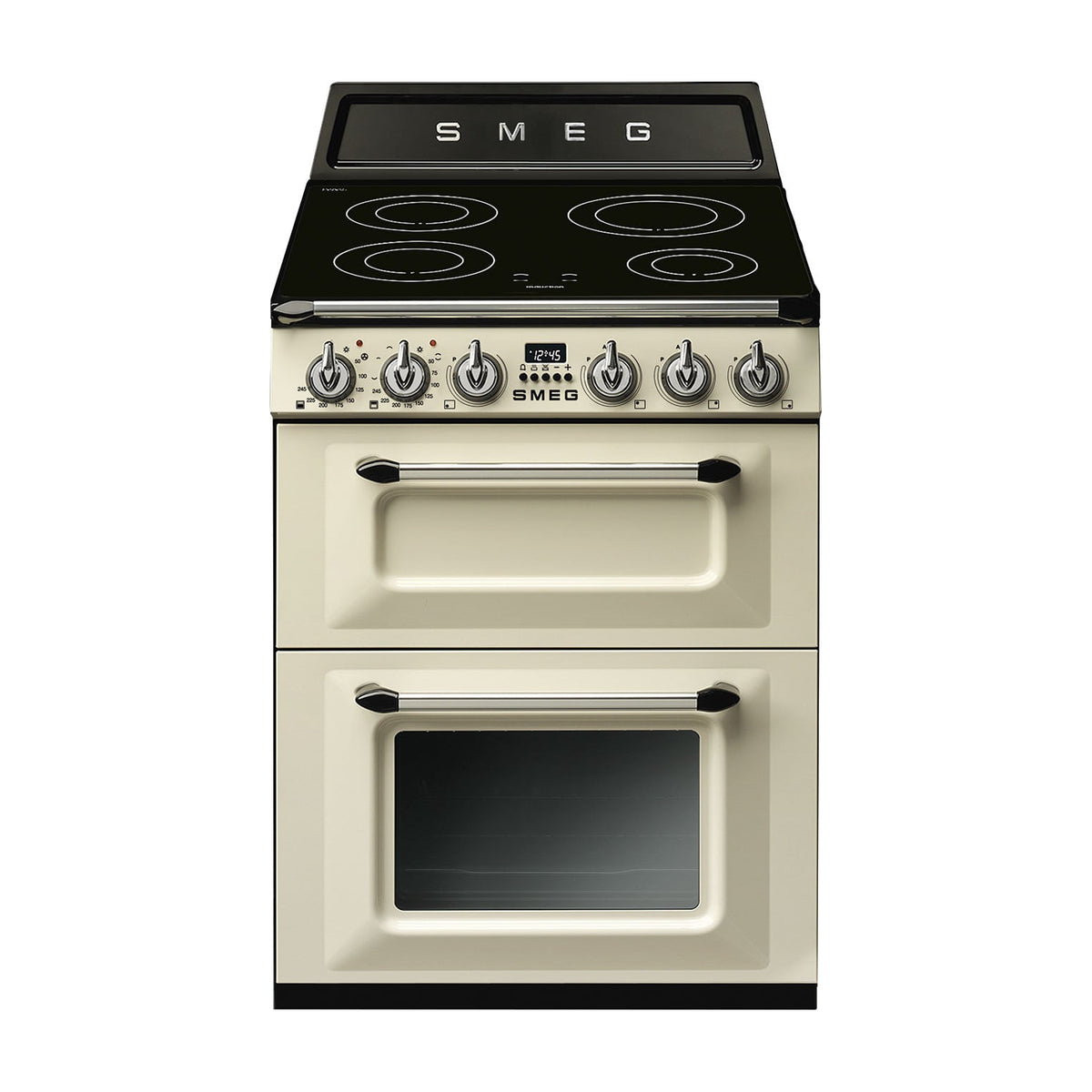 Cocina de inducción Smeg TR62IP2 de 60 cm con dos hornos