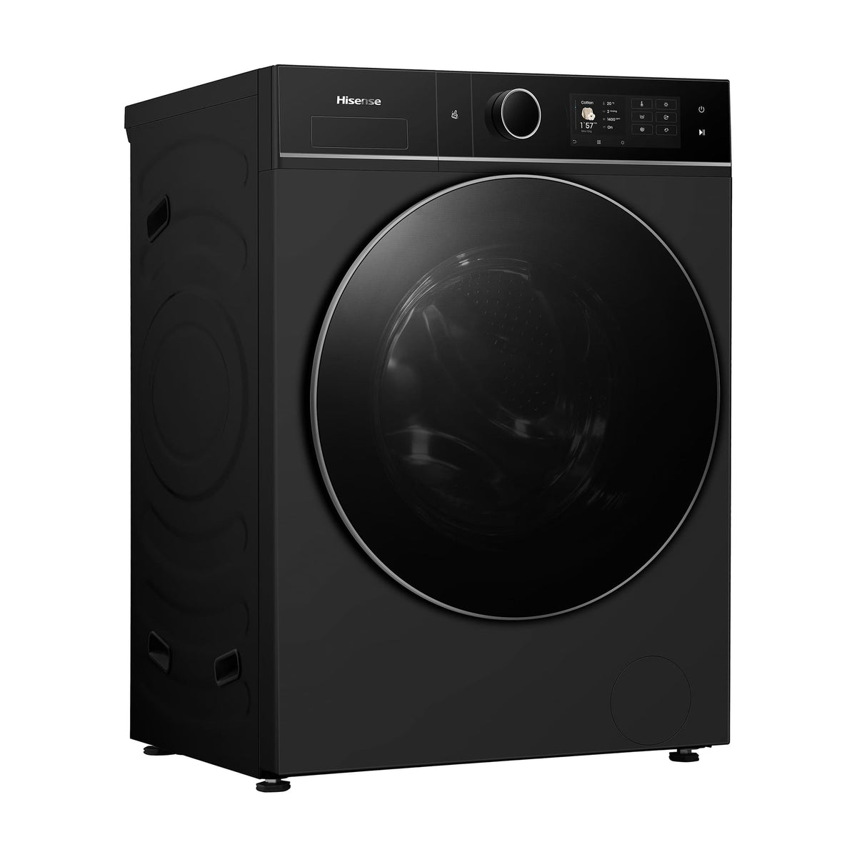 Lavasecadora Hisense WD5I1245BBRH de 12/8 kg con bomba de calor